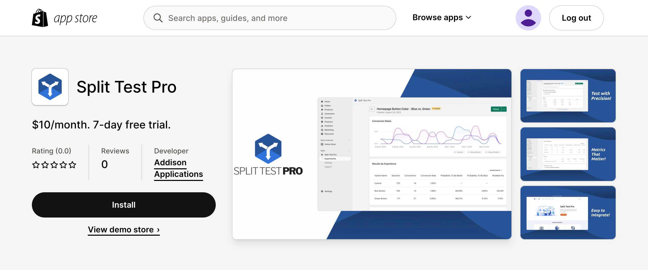 Shopify App Store Screenshot